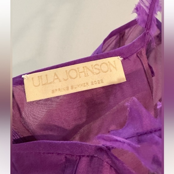 Ulla Johnson Priscilla Dress Cassis Purple size 6 - Picture 8 of 9